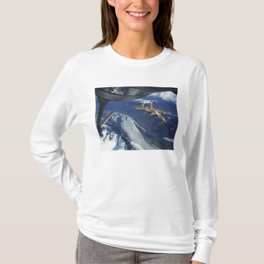 A US Air Force F-15C Adler positioniert sich selbs T-Shirt (Vorderseite)