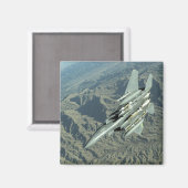 A US Air Force F-15E Strike Eagle Magnet (Vorderseite/Rückseite)