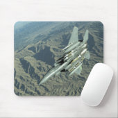 A US Air Force F-15E Strike Eagle Mousepad (Mit Mouse)