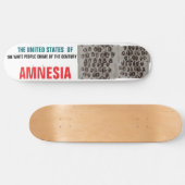 A. USAMNESIA8 1/4" Skateboard Deck (Horizontal)