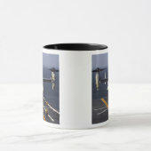 A V-22 Osprey bereitet sich auf Landung vor Tasse (Zentrum)