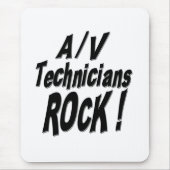 A/v-Techniker-Felsen! Mousepad (Vorne)