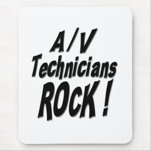 A/v-Techniker-Felsen! Mousepad