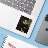 A. van Dyck - Thomas Howard, 2. Earl of Arundel Aufkleber (Laptop mit iPhone)