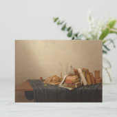 A Vanitas mit Büchern und Schädel | Gerrit van Vuc (Stehend Vorderseite)