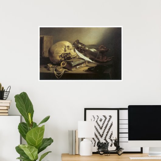A Vanitas Still Life, 1645 Poster (Heimbüro)
