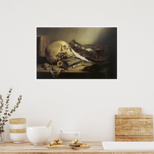 A Vanitas Still Life, 1645 Poster (Küche)