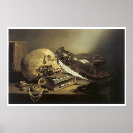 A Vanitas Still Life, 1645 Poster (Vorne)