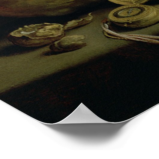 A Vanitas Still Life Poster (Ecke)