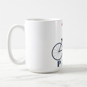 À Vélo Paris Vintage-Fahrrad Baguette-Korb Tasse