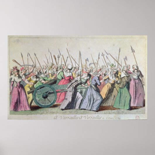 A Versailles, März der Frauen in Versailles Poster (Vorne)