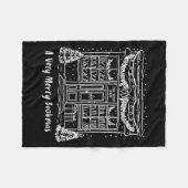 A Very Merry Bookmas Cozy Christmas Bookstore Holi Fleecedecke (Vorderseite (Horizontal))