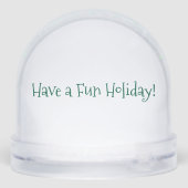 A Very Merry Christmas Tree and Gifts Schneekugeln (Rückseite)