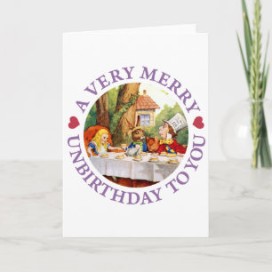 A VERY MERRY UNBIRTHDAY TO YOU FEIERTAGSKARTE