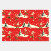 A Very Retro Merry & Bright Collection Geschenkpapier Set (Vorderseite 2)