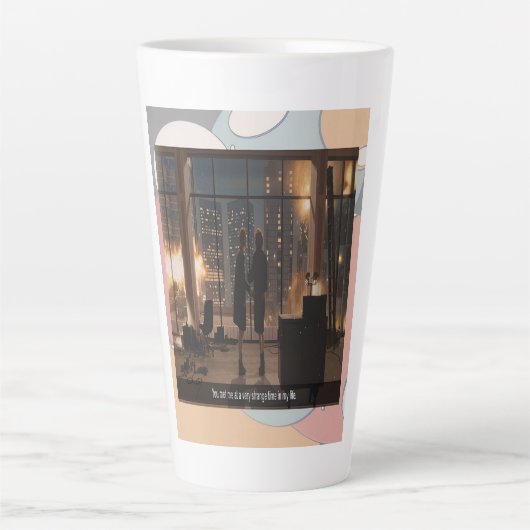 A Very Strange Time Latte Mug Milchtasse (Vorderseite)