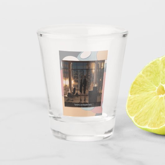 A Very Strange Time Shot Glass Schnapsglas (Vorderseite)