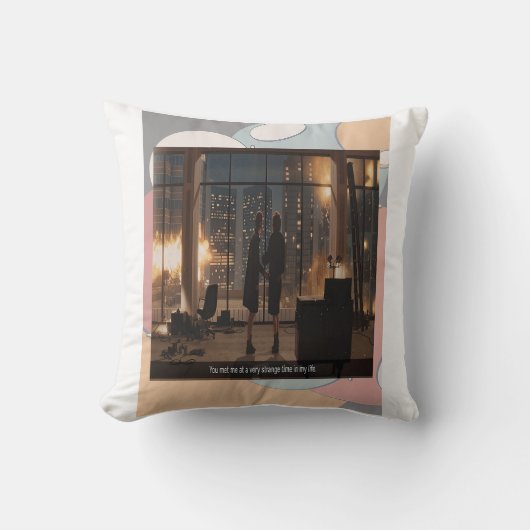 A Very Strange Time Throw Cushion Kissen (Vorderseite)