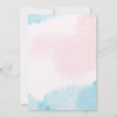 A vibrant 2nd birthday invitation with donuts.  einladung (Rückseite)