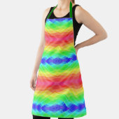A vibrant apron features a rainbow gradient  schürze (InSitu)