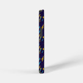 A vibrant iPhone case with a dark blue background iPhone Hülle (Rechte Seite)