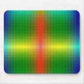 A vibrant mouse pad featuring a symmetrical rainbo mousepad (Vorne)