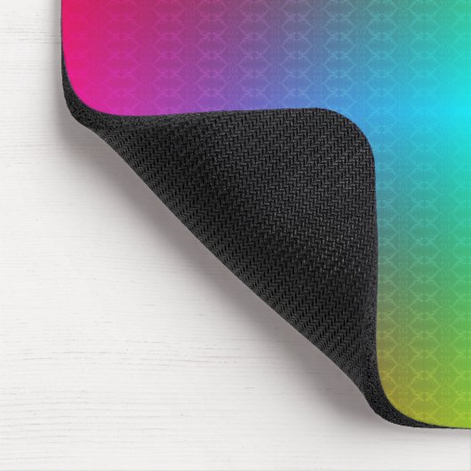 A vibrant mouse pad with a gradient of orange mousepad (Ecke)