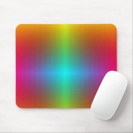A vibrant mouse pad with a gradient of orange mousepad