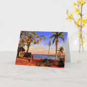 A View in Bahamas, Albert Bierstadt, Karte (Gelbe Blume)