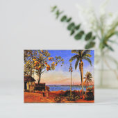 A View in Bahamas, Albert Bierstadt painting P Postkarte (Stehend Vorderseite)