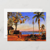 A View in Bahamas, Albert Bierstadt painting P Postkarte (Vorne/Hinten)