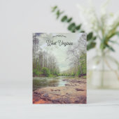 A View of Bergoo West Virginia Postkarte (Stehend Vorderseite)