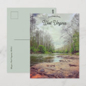 A View of Bergoo West Virginia Postkarte (Vorne/Hinten)