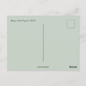 A View of Bergoo West Virginia Postkarte (Rückseite)