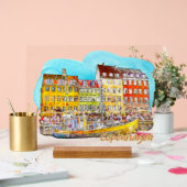 A view of Copenhagen Acrylschild (Hochzeit)