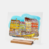 A view of Copenhagen Acrylschild (Winkel)
