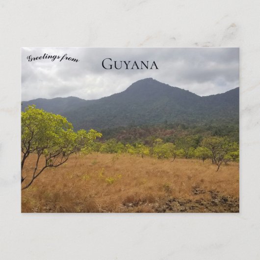 A View of Guyana Postkarte (Vorderseite)