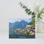 A View of Hallstatt Austria Postkarte (Stehend Vorderseite)