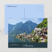A View of Hallstatt Austria Postkarte (Vorne/Hinten)