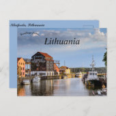 A View of Klaipeda Lithuania Postkarte (Vorne/Hinten)