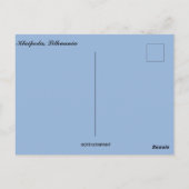 A View of Klaipeda Lithuania Postkarte (Rückseite)