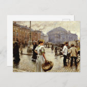 A View of Kongens Nytorv, Kopenhagen, Postkarte (Vorne/Hinten)