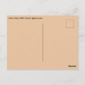 A View of Nader Hill Kabul Afghanistan Postkarte (Rückseite)