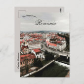 A View of Oradea Romania Postkarte (Vorne/Hinten)