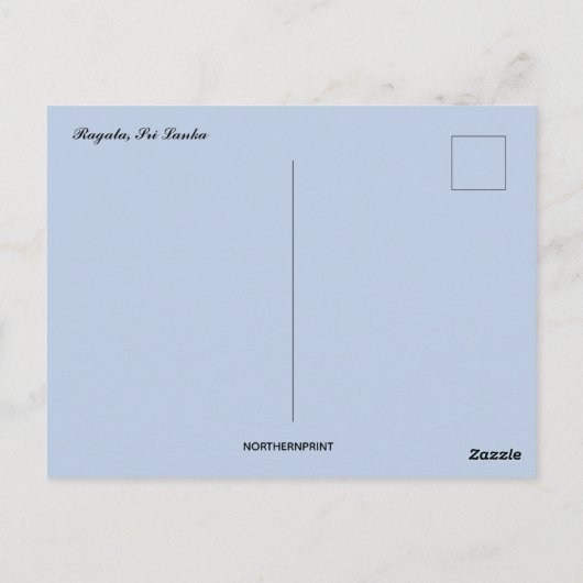 A View of Ragala Sri Lanka Postkarte (Rückseite)