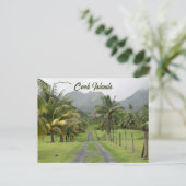 A View of Rarotonga Cook Islands Postkarte (Stehend Vorderseite)