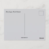 A View of Rarotonga Cook Islands Postkarte (Rückseite)