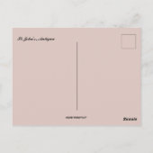 A View of St Johns Antigua Postkarte (Rückseite)