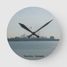 A view of Toronto Round  Runde Wanduhr