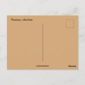 A View of Vienna Austria on a Rainy Day Postkarte (Rückseite)